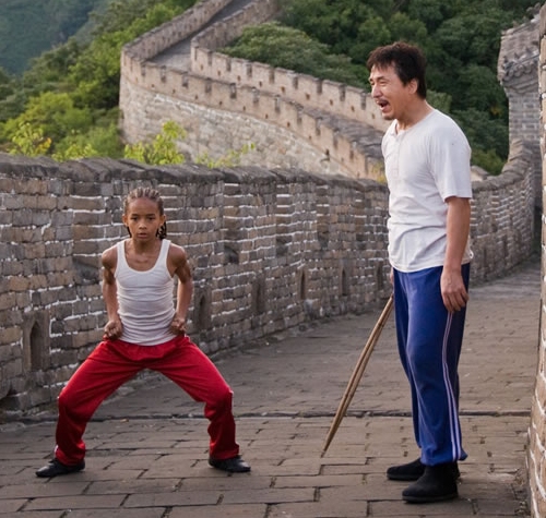 Jayden Smith and Jackie Chain (Karate Kid)