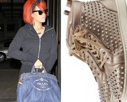 Rap Luxury: Rihanna 1k Prada Bag, Marc Jacobs Hats, Will-i-Am Shoes