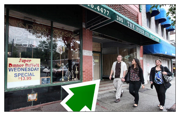 Front of Montclair, New Jersey Marijuana Dispensary That Recently Opened