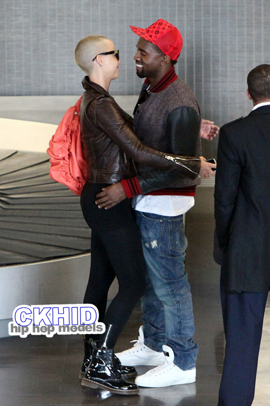 Kanye West and Amber Rose